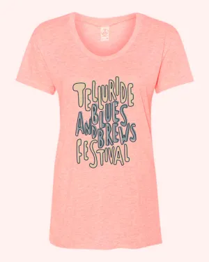 Ladies Rose Shirt - Retro Letters