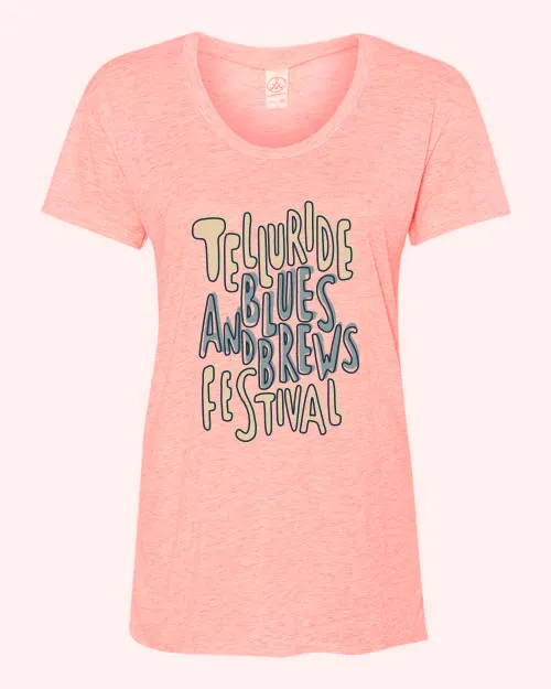 Ladies Rose Shirt - Retro Letters