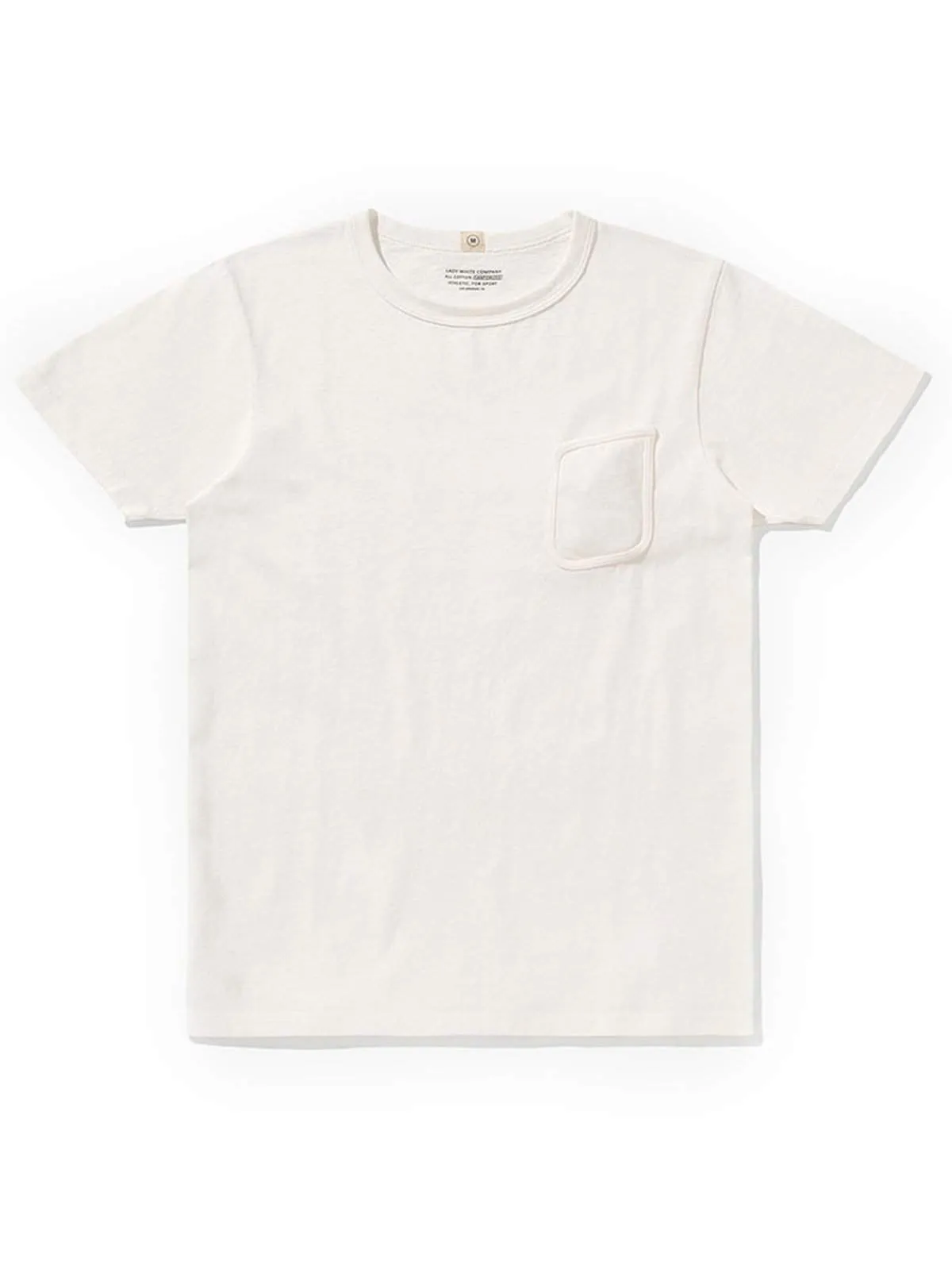 Lady White Co. Clark Pocket Tee White