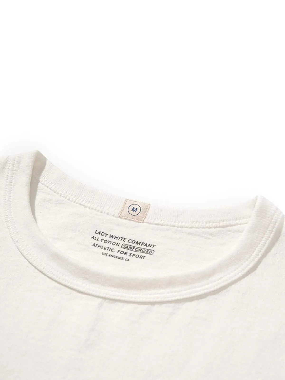 Lady White Co. Clark Pocket Tee White