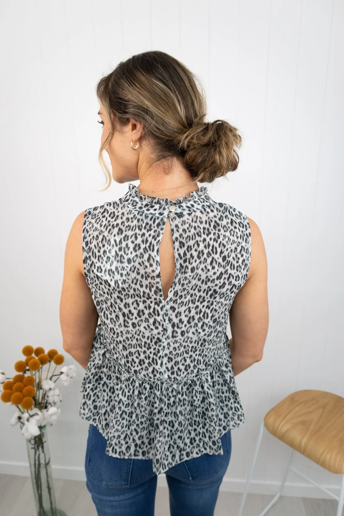 Laura Top -Grey