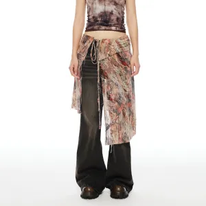 Layered Wrap Skirt Ensemble