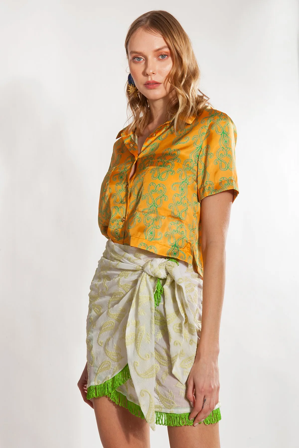 Laylah White Skirt