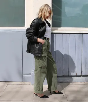 LEATHER BOYFRIEND JACKET