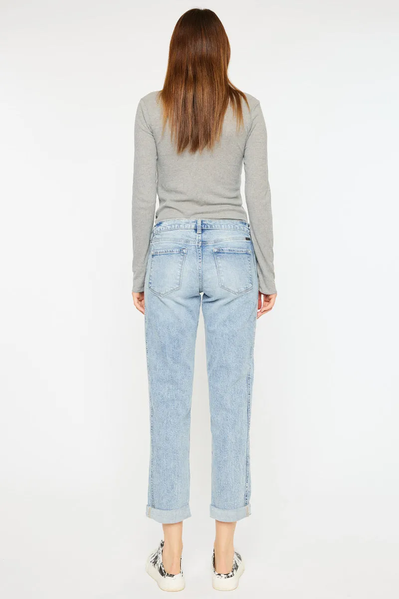 Leonel Mid Rise Boyfriend Jeans