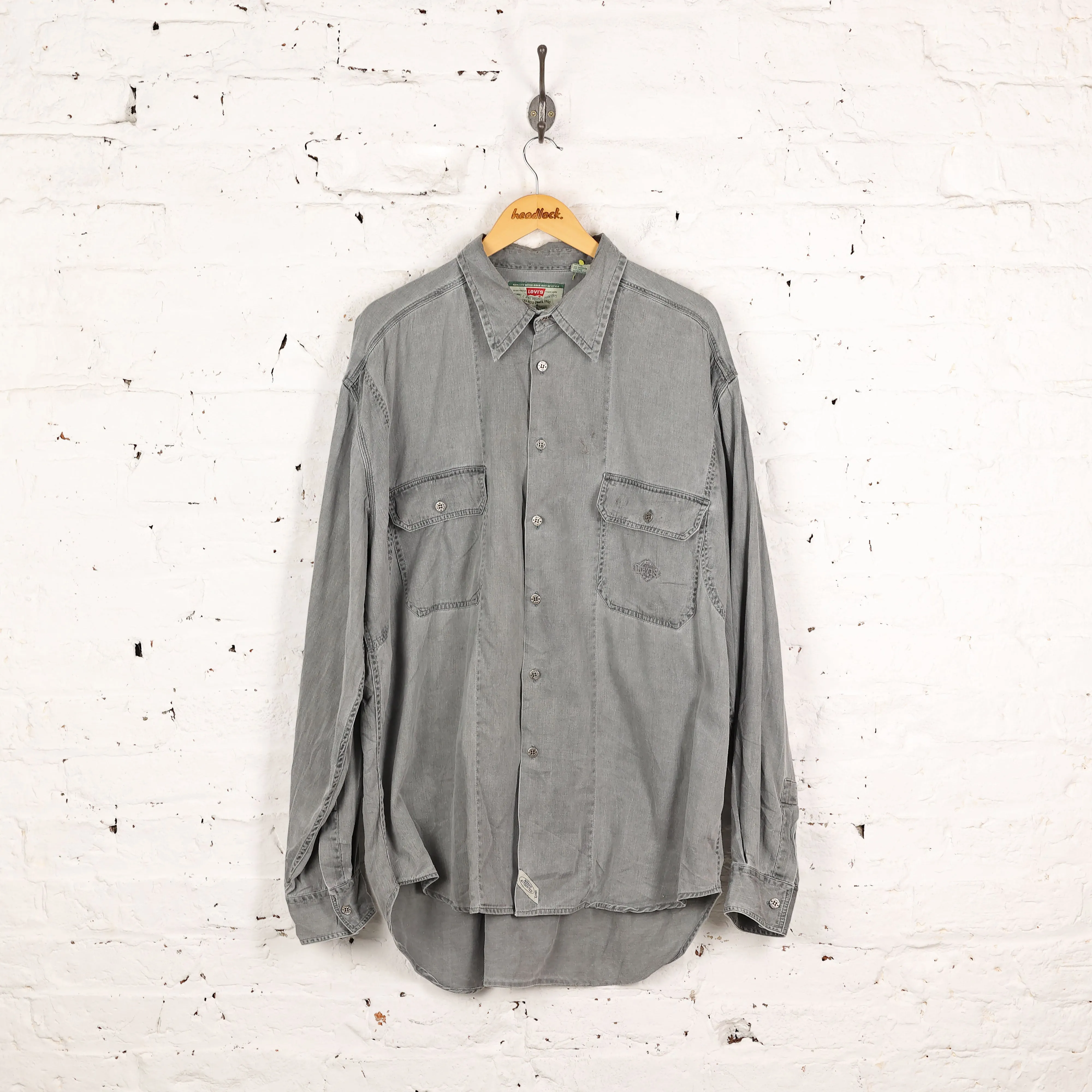 Levi's Cotton 90s Shirt - Grey - XL
