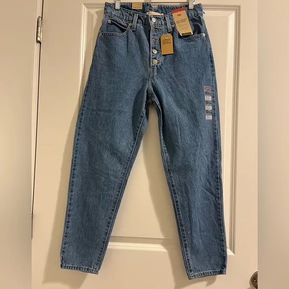 Levi’s High Waisted Mom Denim Jeans Button Fly Women’s Size 28