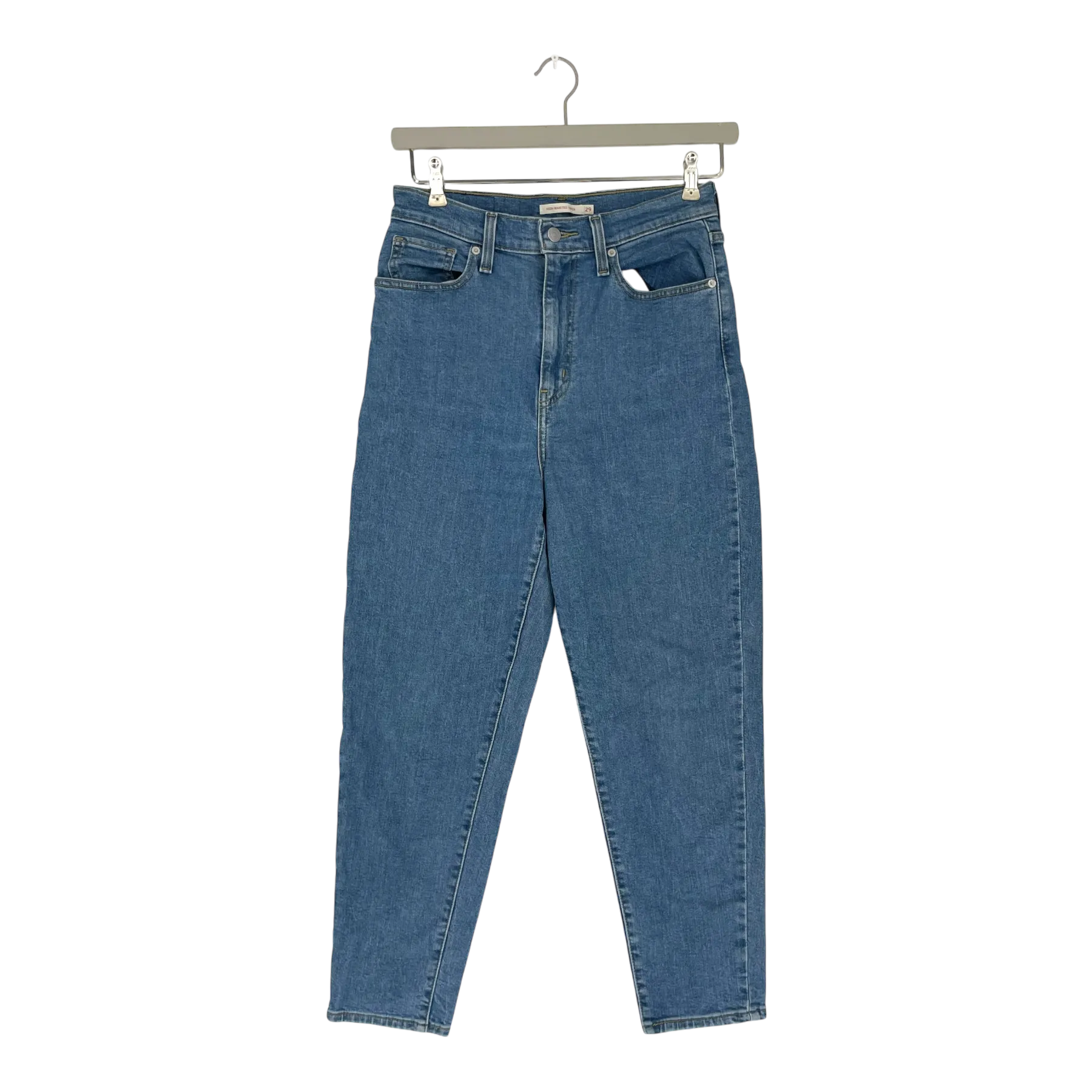 Levi's high wasted taper jeans, light denim | woman W29 L27