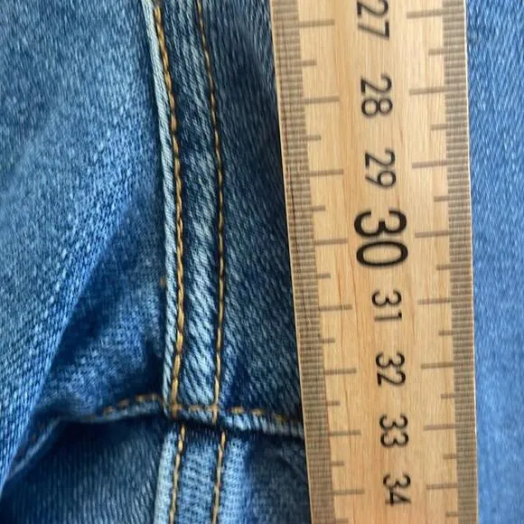 Levi's - Highwaist Mom Jeans Denim Jeans - Blue 32x29