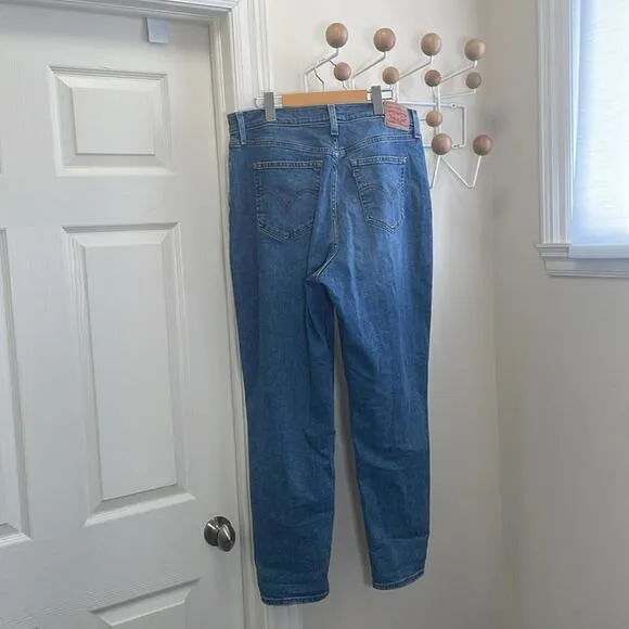 Levi's - Highwaist Mom Jeans Denim Jeans - Blue 32x29