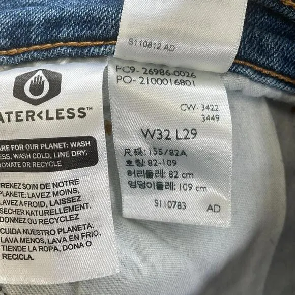 Levi's - Highwaist Mom Jeans Denim Jeans - Blue 32x29