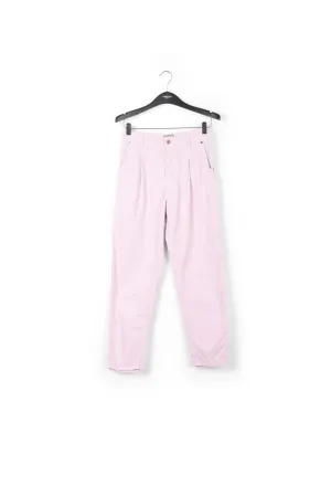 Light pink denim boyfriend jeans