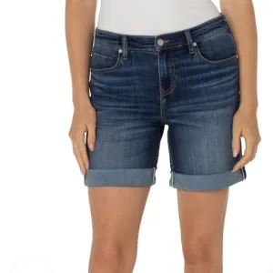 Liverpool Marley Girlfriend Jeans Short With Roll Cuff