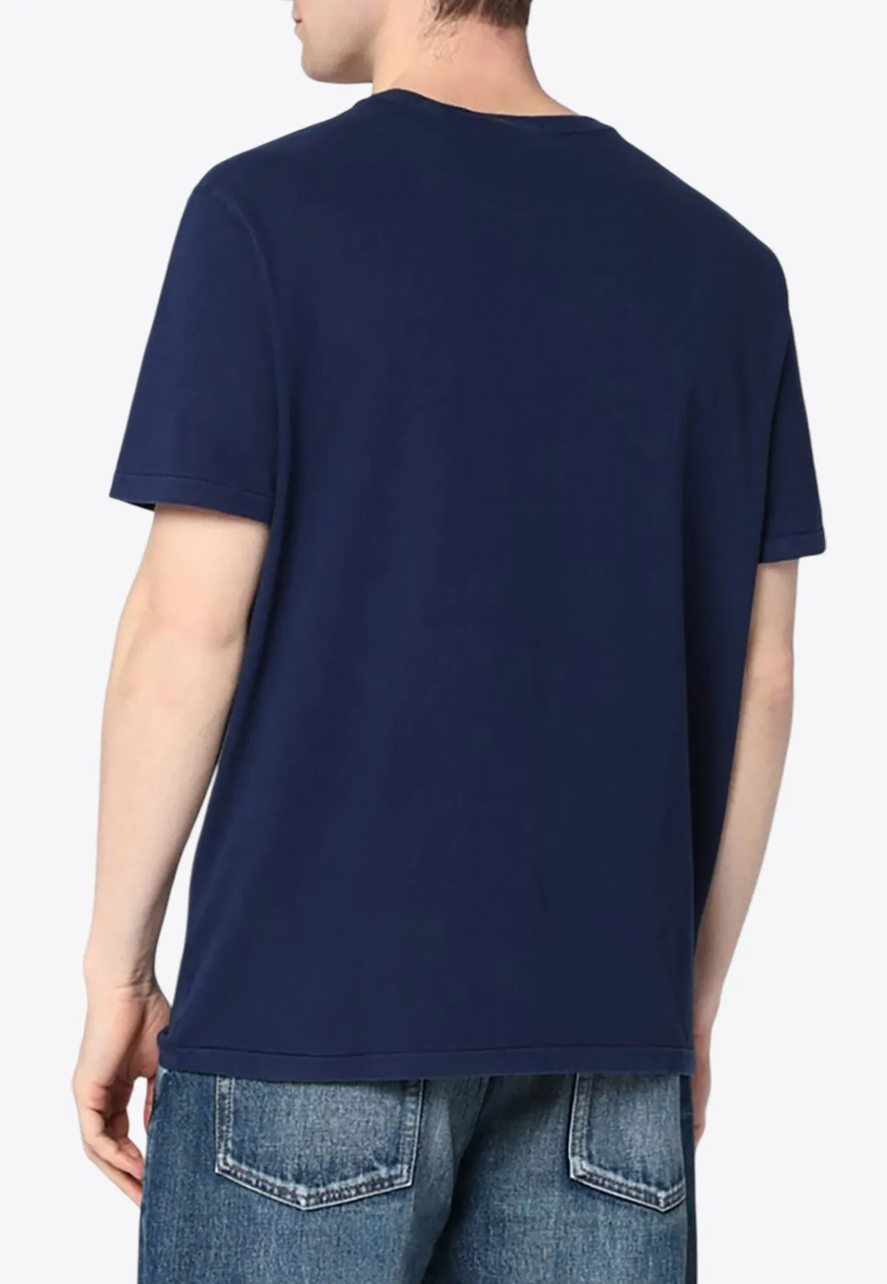 Logo Embroidered Crewneck T-shirt