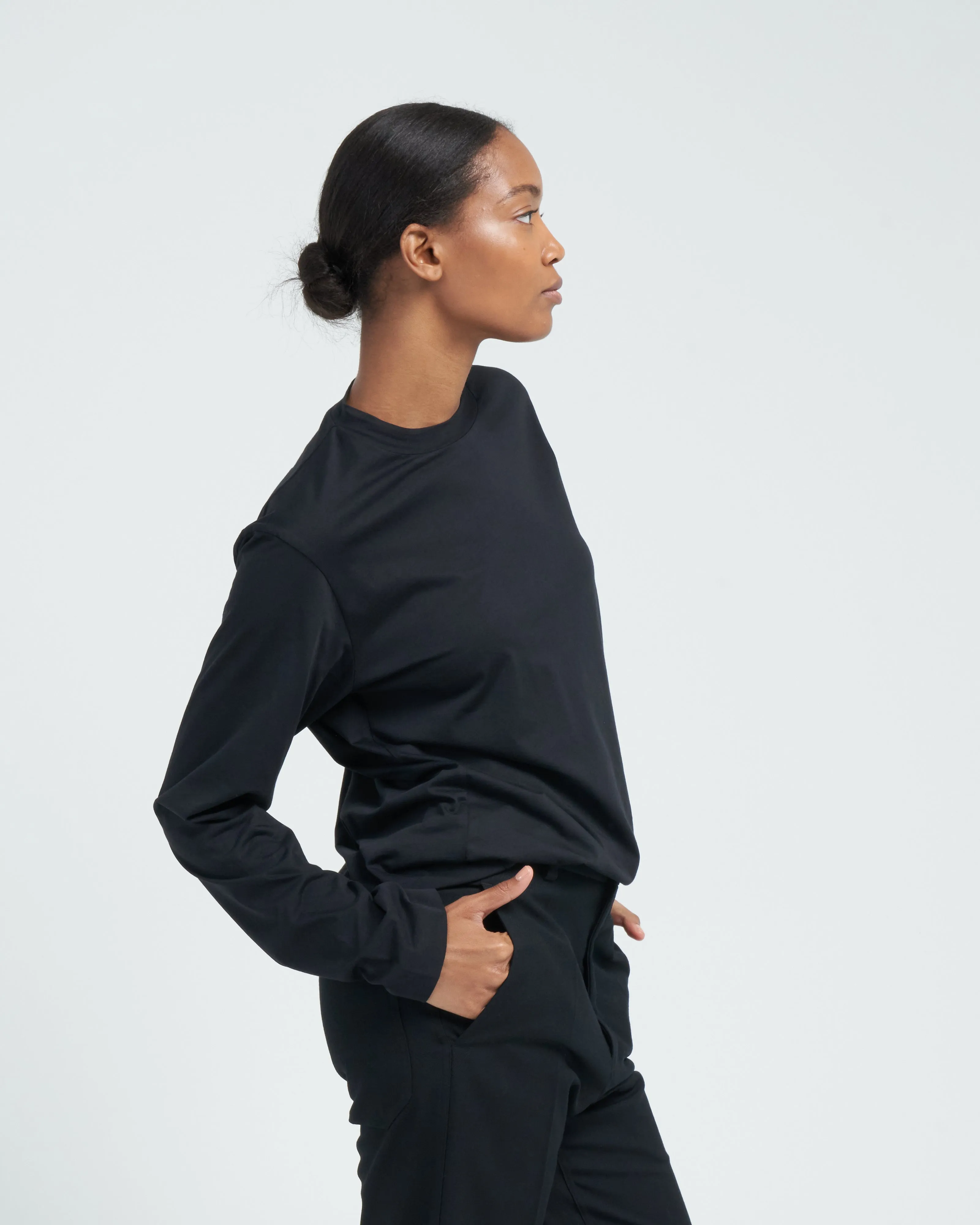 long sleeve t-shirt - black