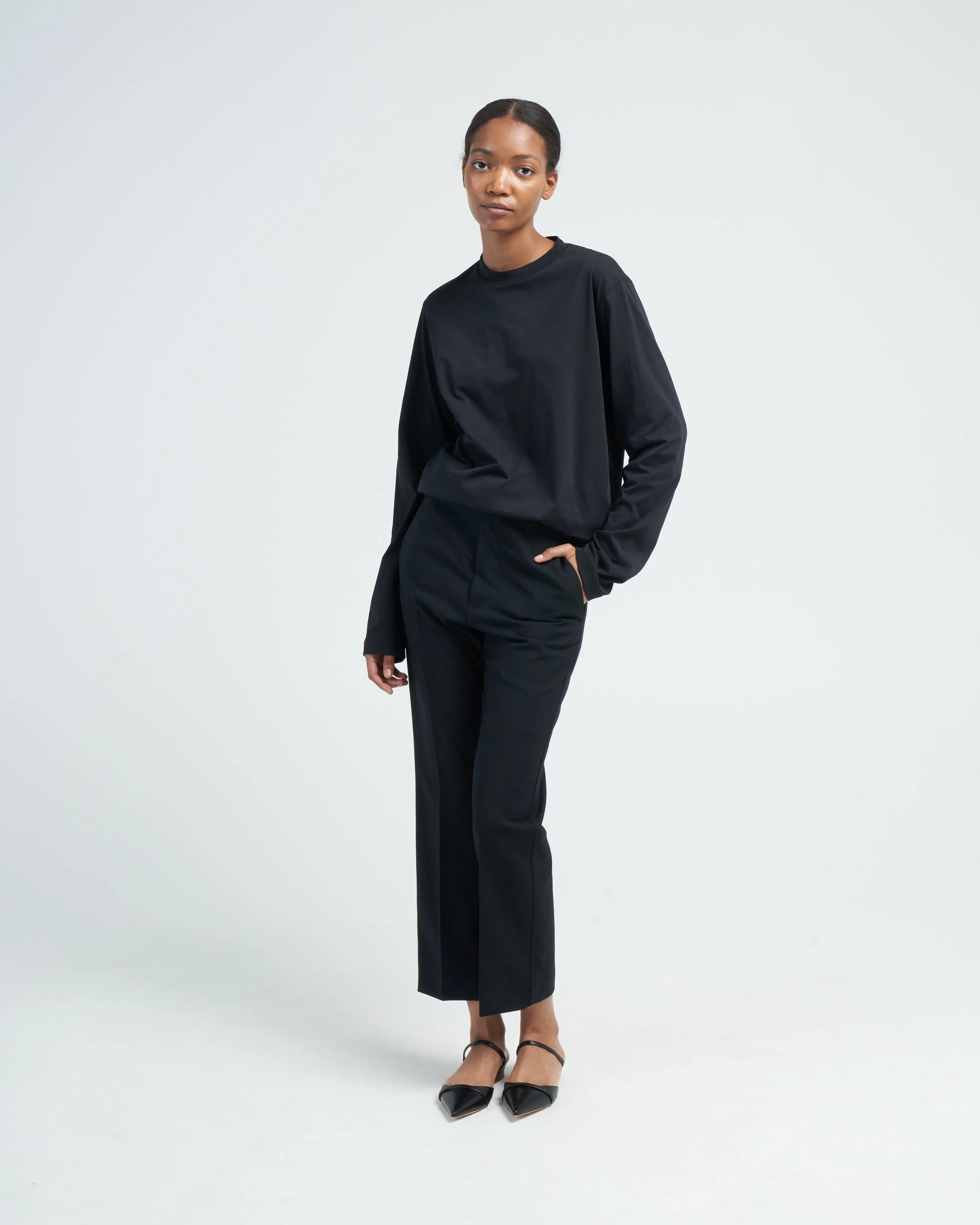 long sleeve t-shirt - black