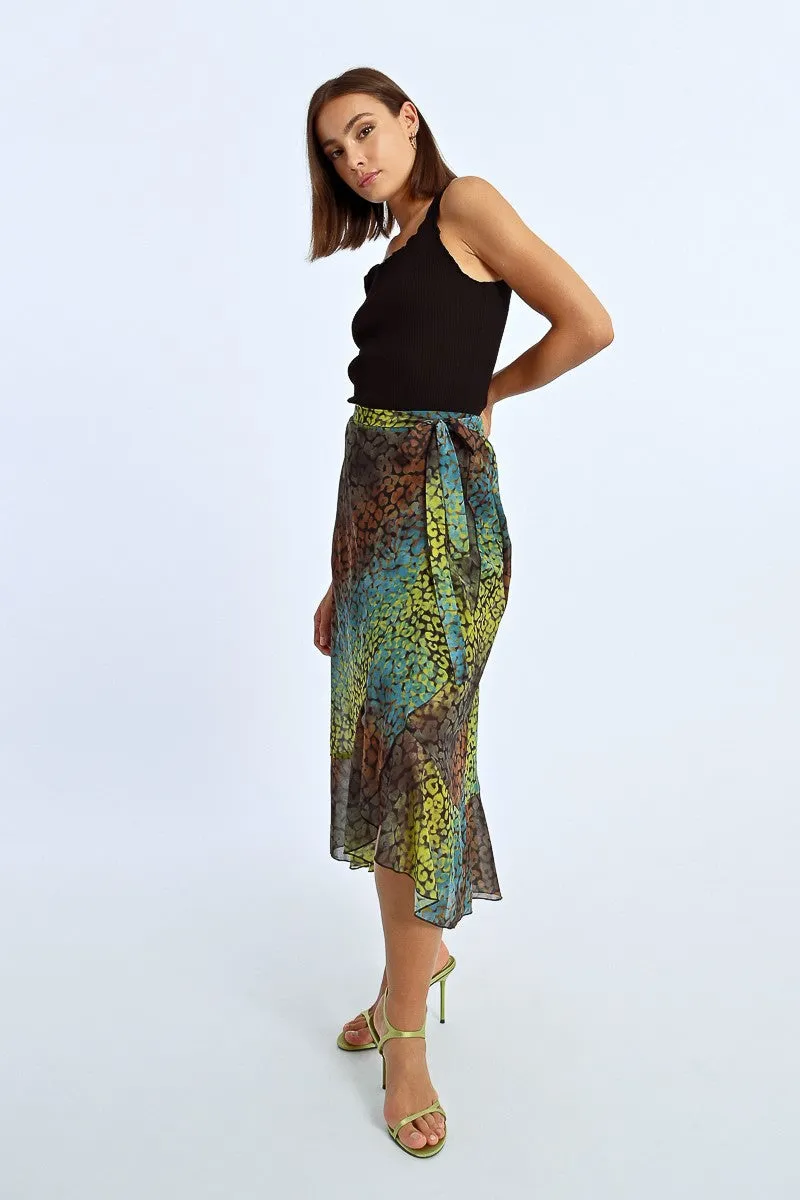 LONG WRAP SKIRT