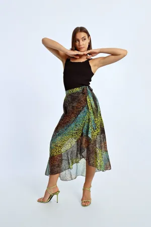 LONG WRAP SKIRT