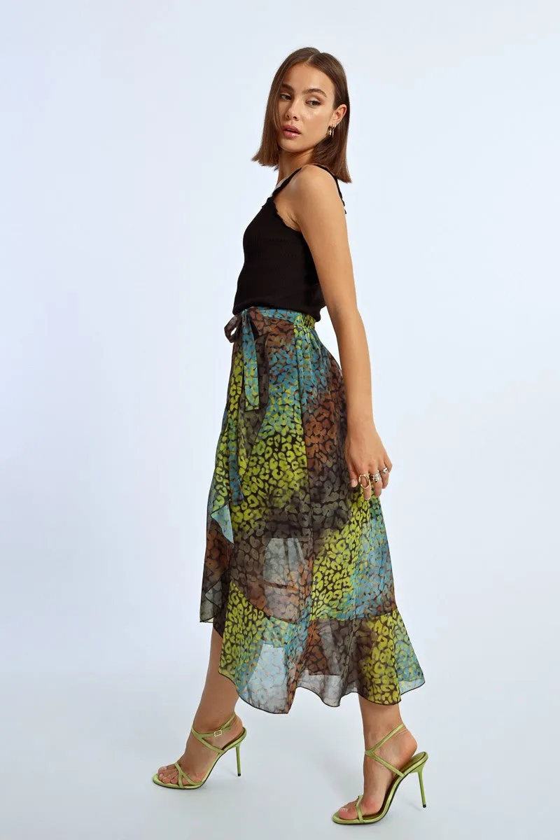 LONG WRAP SKIRT