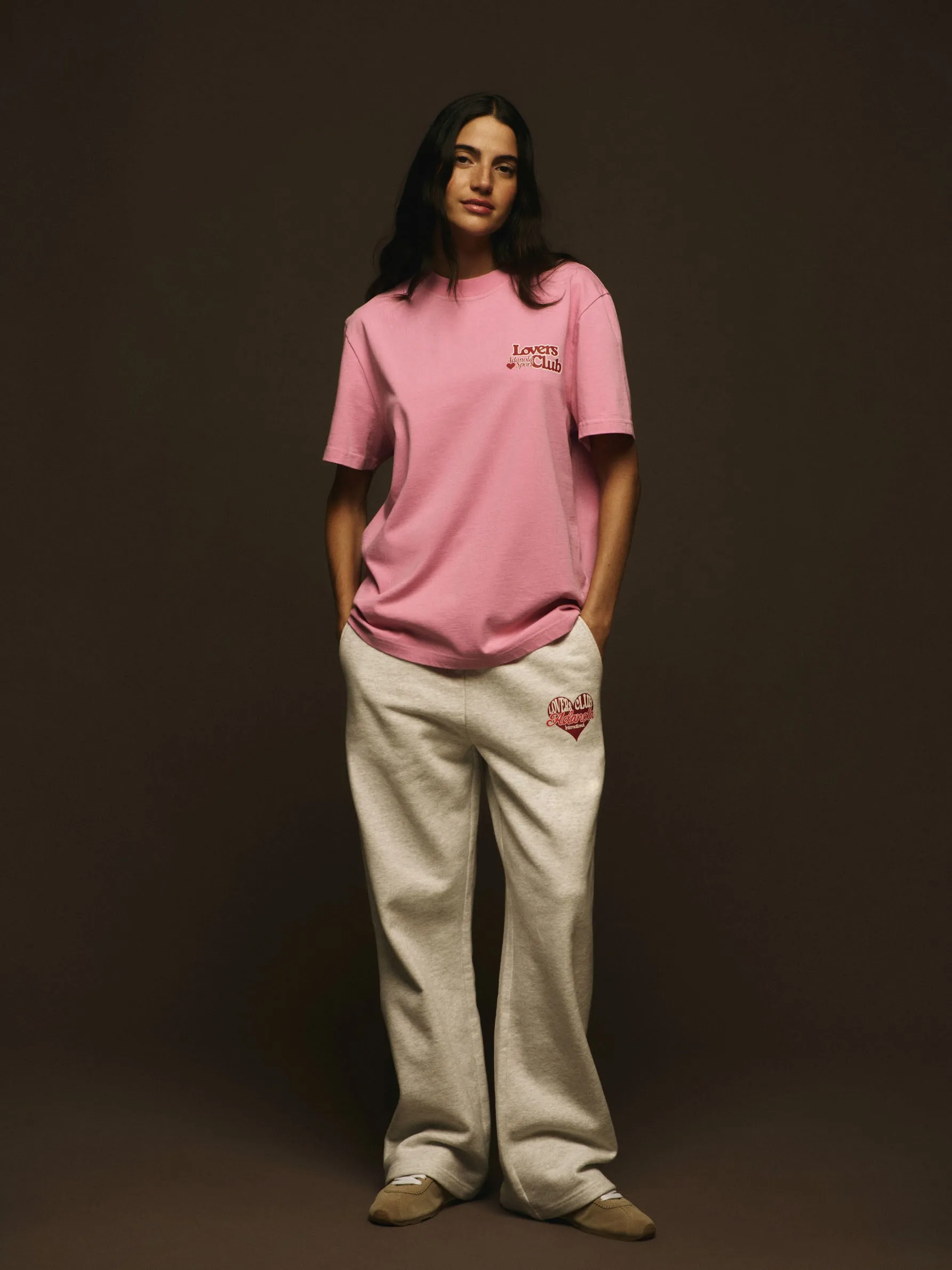 Lovers Club Short Sleeve Oversized T-shirt - Candy Pink
