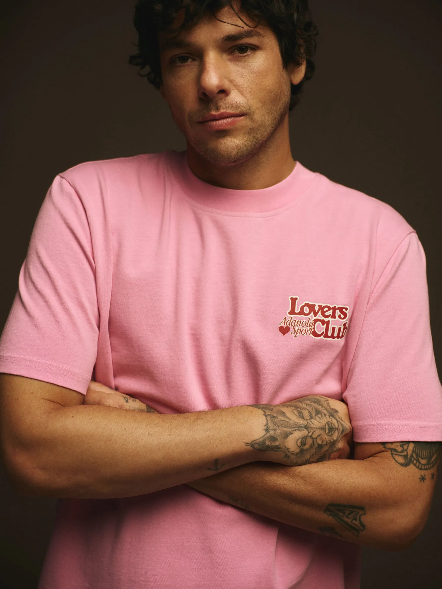 Lovers Club Short Sleeve Oversized T-shirt - Candy Pink