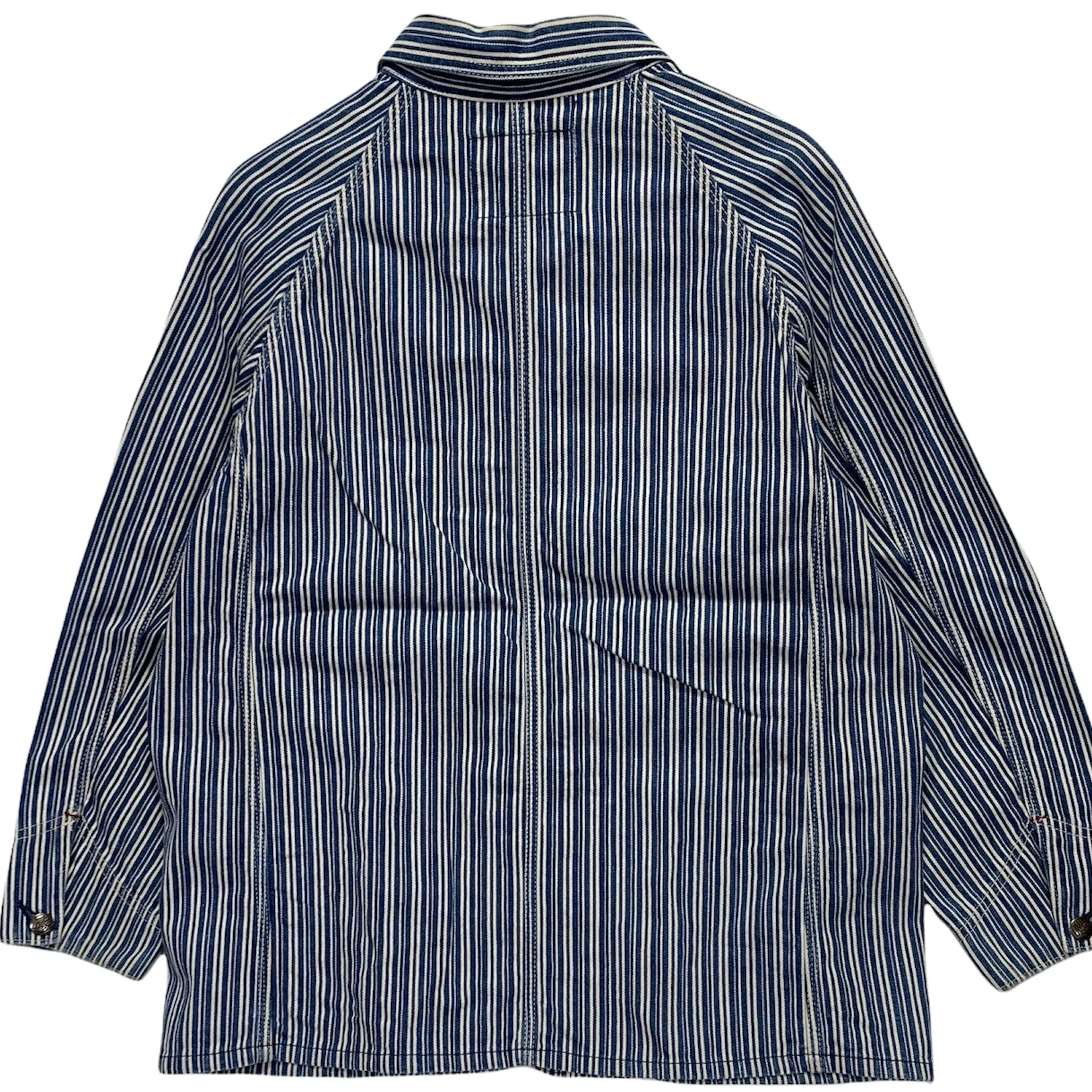 [M] Kapital Ranch Wear Hickory Stripe Indigo Coverall Jacket