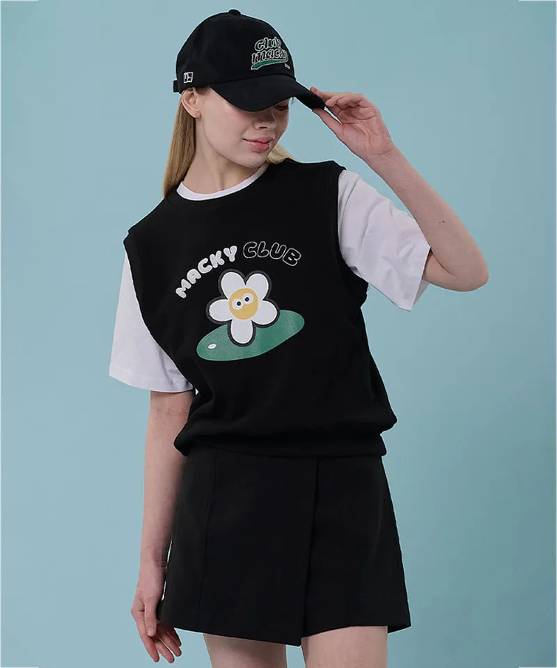 MACKY Golf: Eilie Wrap Skirt Pants - Black