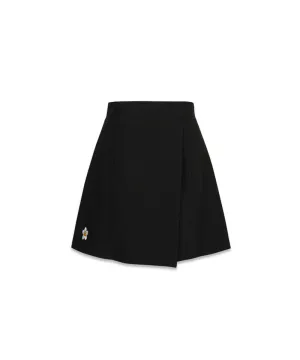 MACKY Golf: Eilie Wrap Skirt Pants - Black