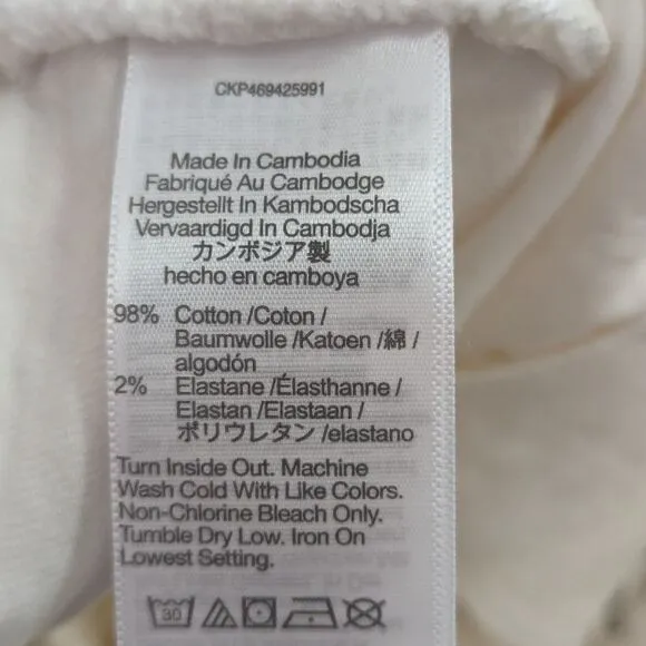 Madewell Curvy 90's Supermodel Mom Jeans Perfect Vintage Tile White sz 32 NWT