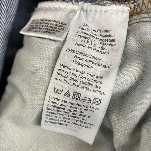 Madewell Mom Jeans Downey Wash Blue High Rise 100% Cotton The Momjean 26