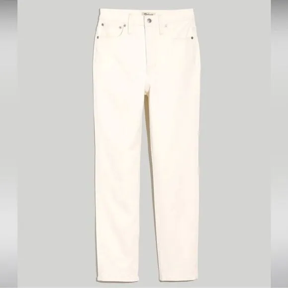 Madewell NWT Petite Perfect Vintage Jeans Size 31P High Rise in Tile White