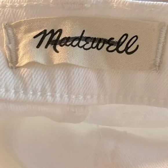 Madewell NWT Petite Perfect Vintage Jeans Size 31P High Rise in Tile White