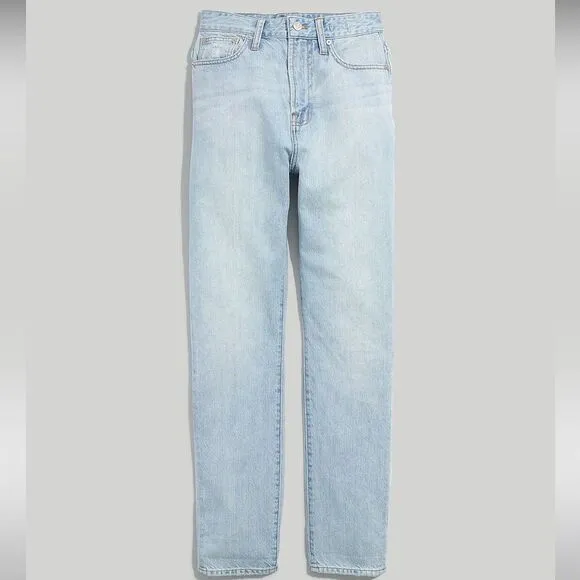 Madewell NWT The “Curvy Perfect Vintage” Jeans High Rise Fitzgerald Wash Sz 24