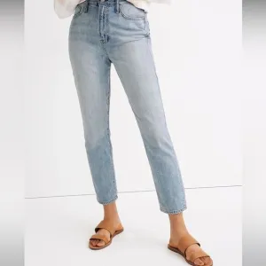 Madewell NWT The “Curvy Perfect Vintage” Jeans High Rise Fitzgerald Wash Sz 24