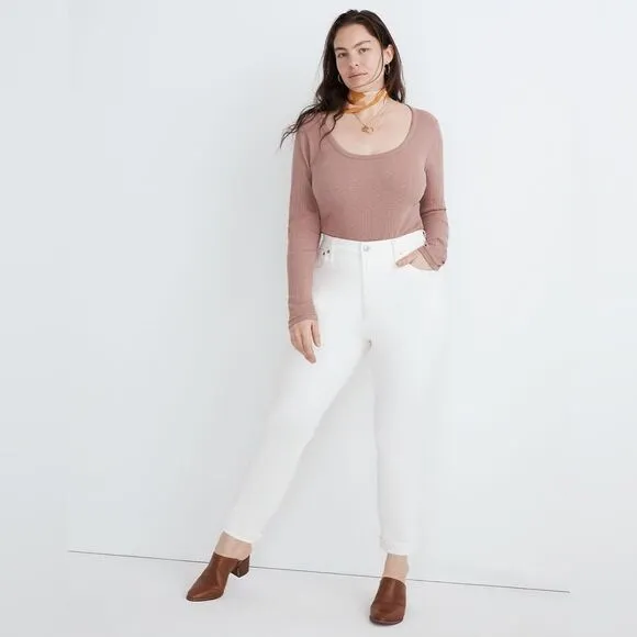 Madewell NWT White Perfect Vintage Jeans High Rise Size 27