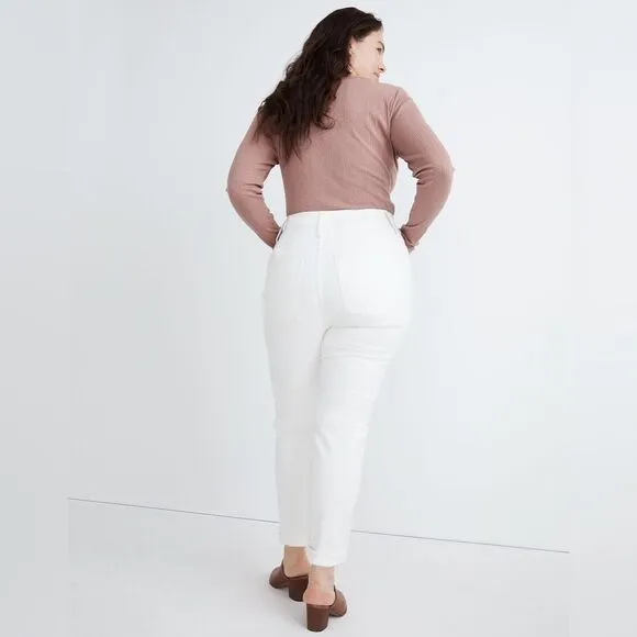 Madewell NWT White Perfect Vintage Jeans High Rise Size 27