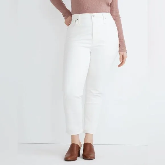 Madewell NWT White Perfect Vintage Jeans High Rise Size 27