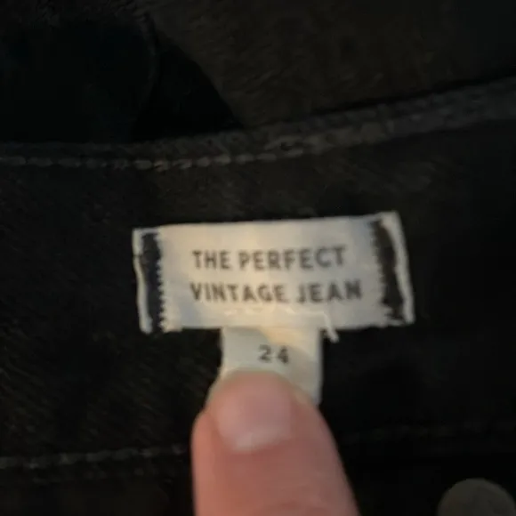 Madewell Perfect Vintage Jean Stone Black