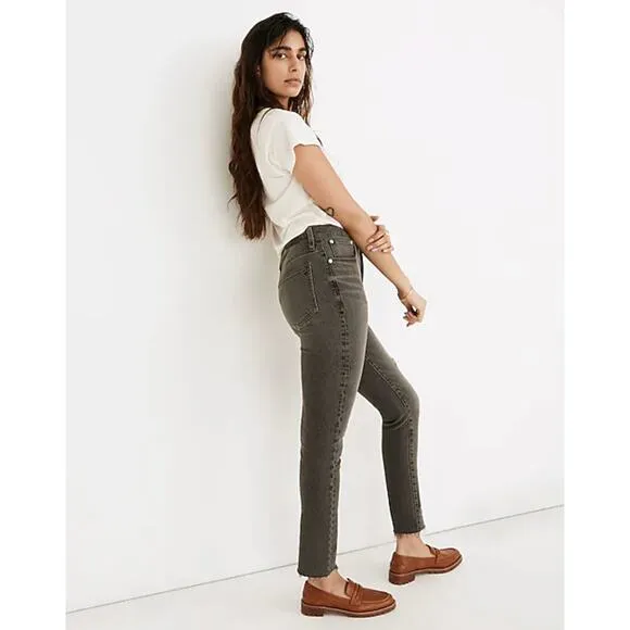 MADEWELL The Curvy Perfect Vintage Jean in Sumner Wash Gray {3N2}