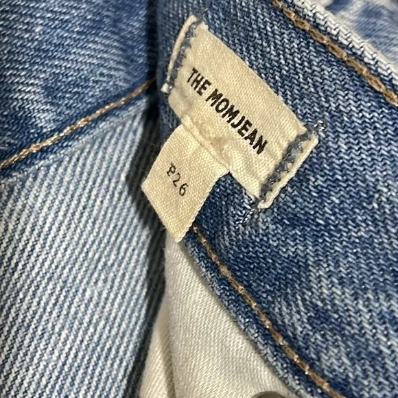 Madewell The Momjean in Gilford Wash - Ripped Edition Sz 26 Petite