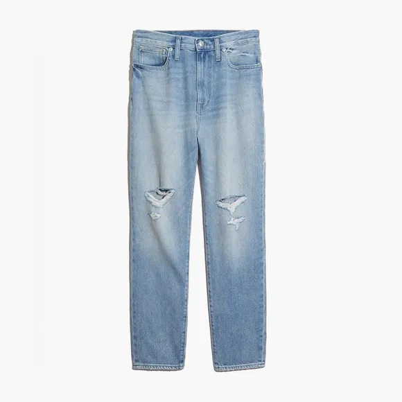 Madewell The Momjean in Gilford Wash - Ripped Edition Sz 26 Petite
