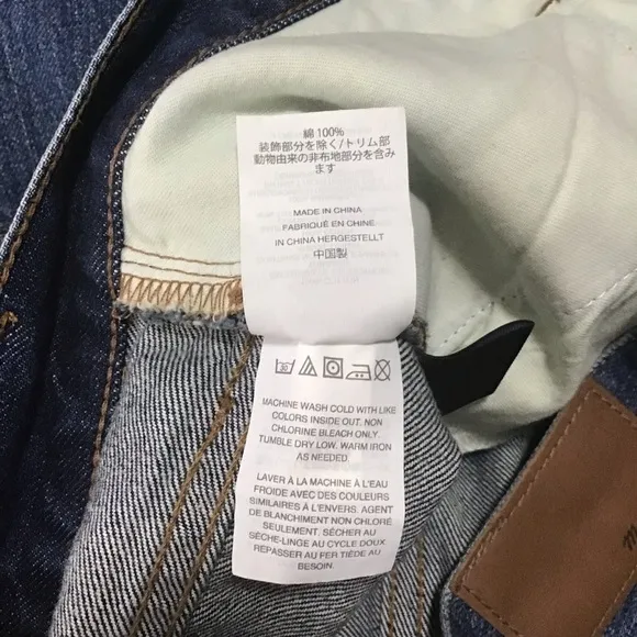 Madewell The Perfect Summer Jean: Destructed Edition Size 30.