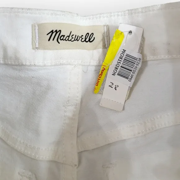 MADEWELL The Perfect Vintage Jean in White Tile 28