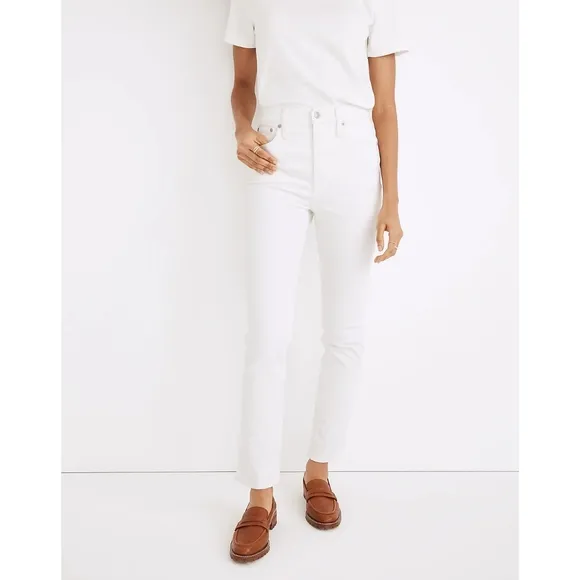 MADEWELL The Perfect Vintage Jean in White Tile 28