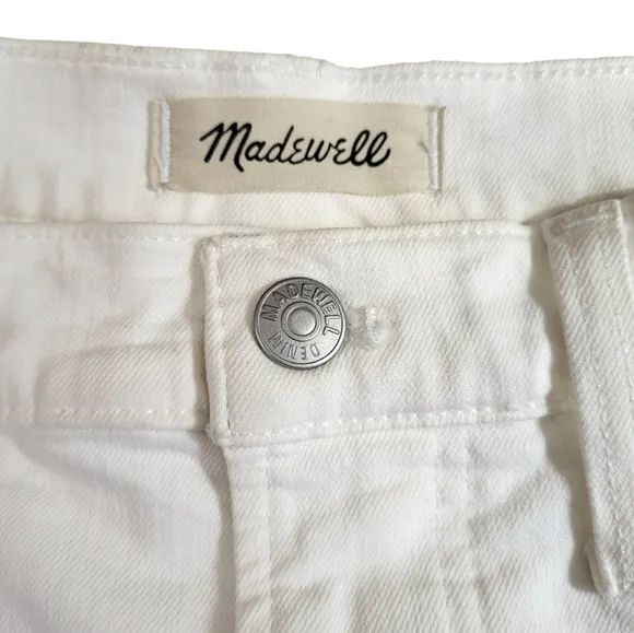 MADEWELL The Perfect Vintage Jean in White Tile 28