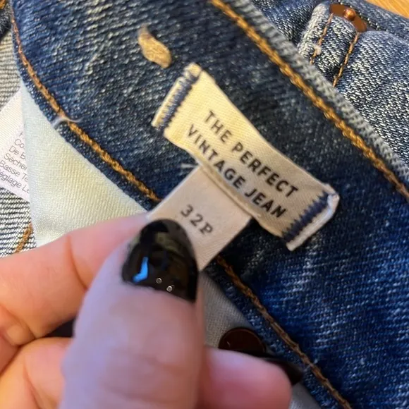 Madewell The Petite Perfect Vintage 90s Jean
