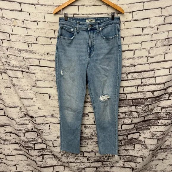 Madewell The Tall Curvy Perfect Vintage Jean Coffey Wash Worn-In Edition SZ 29