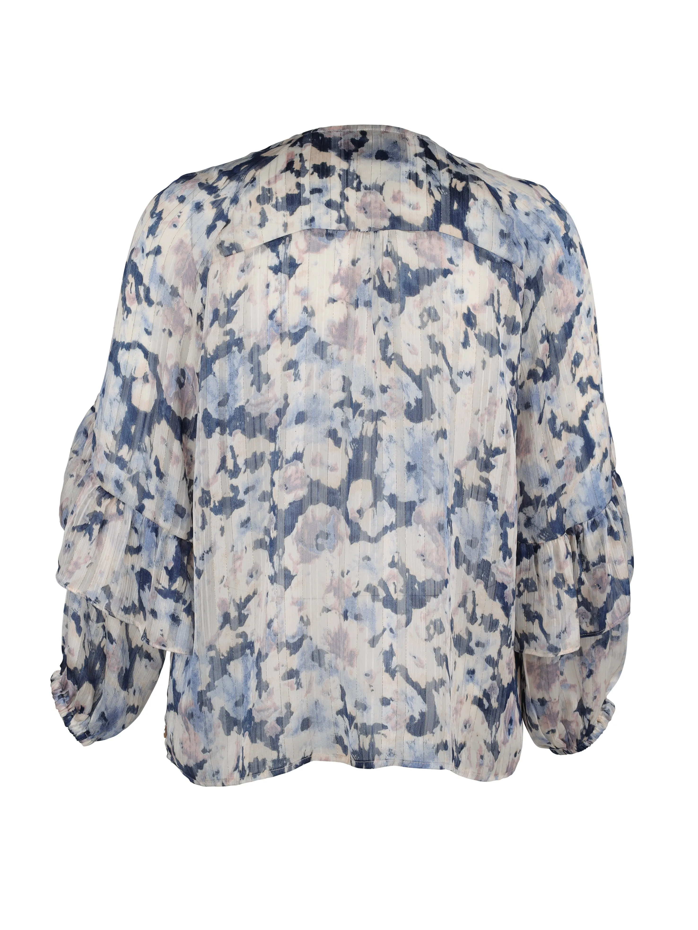 MARGO BLOUSE - Blue mix