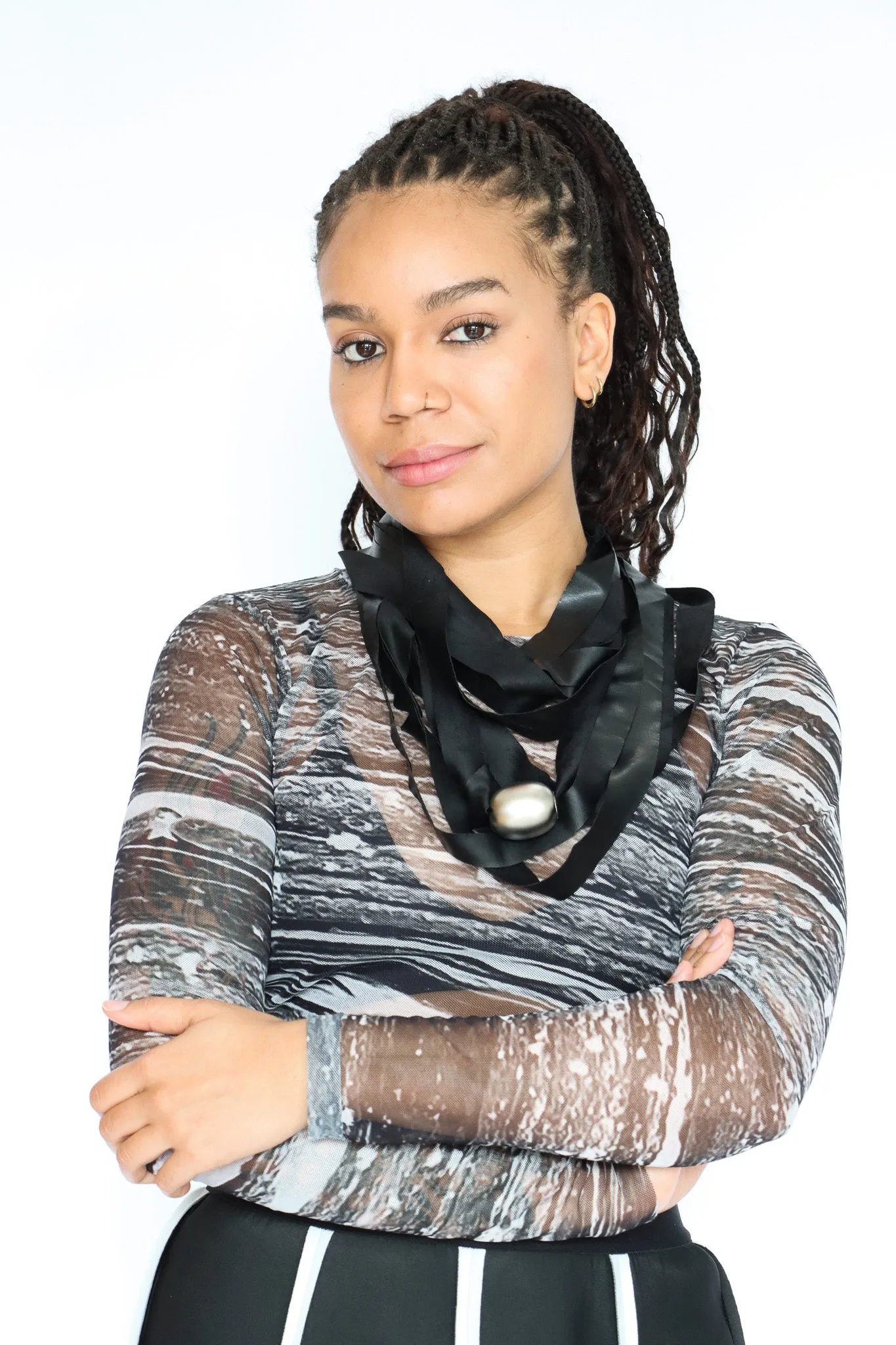 maria calderara Multilayer Leather Necklace