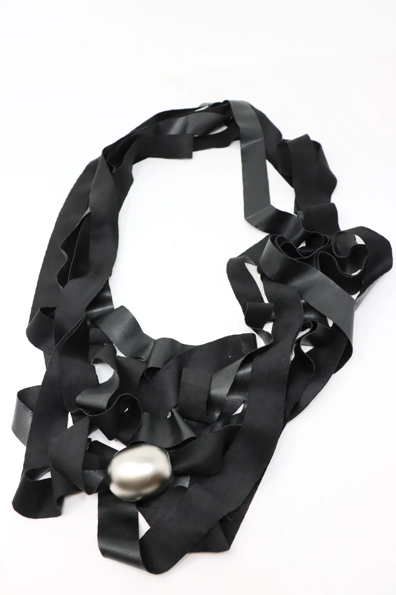maria calderara Multilayer Leather Necklace